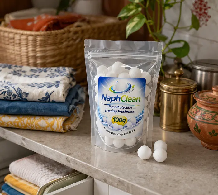 NaphClean 100g pack on a shelf